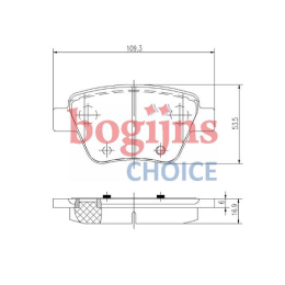Bremsbelagsatz, Scheibenbremse