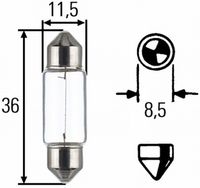 Glühlampe, Kennzeichenleuchte