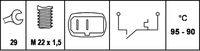 Temperaturschalter, Kühlerlüfter