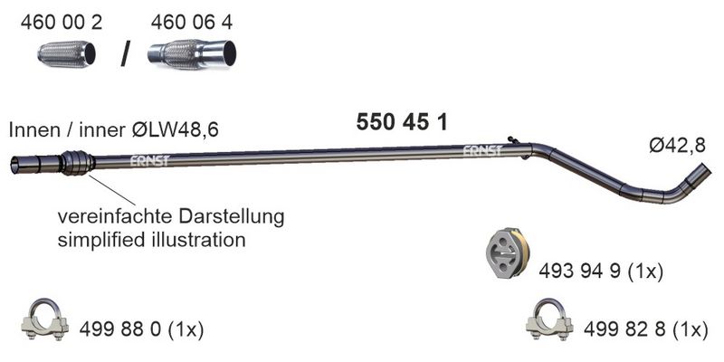 Abgasrohr