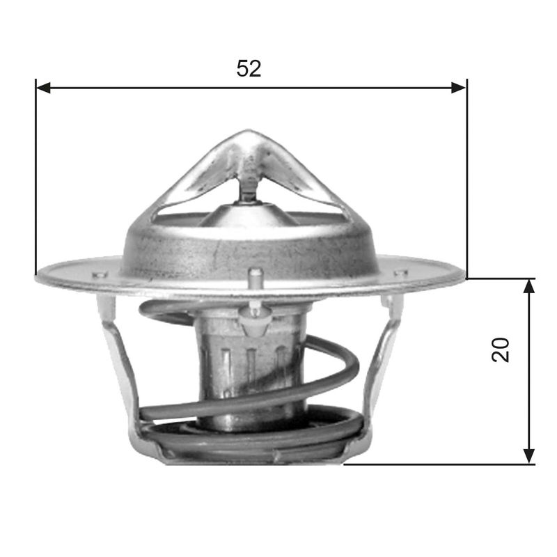 Thermostat, Kühlmittel