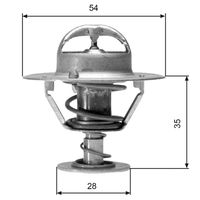 Thermostat, Kühlmittel
