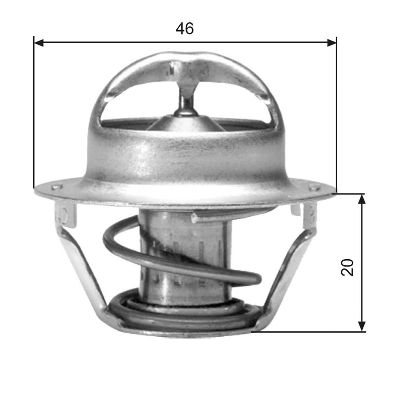 Thermostat, Kühlmittel
