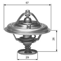Thermostat, Kühlmittel