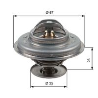 Thermostat, Kühlmittel