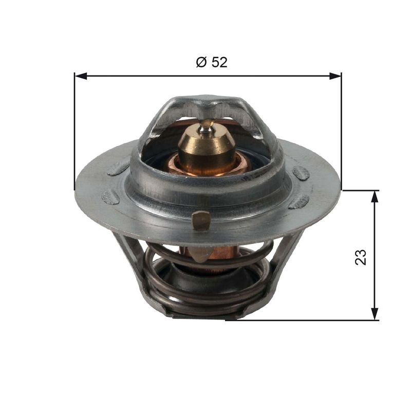 Thermostat, Kühlmittel