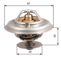 Thermostat, Kühlmittel