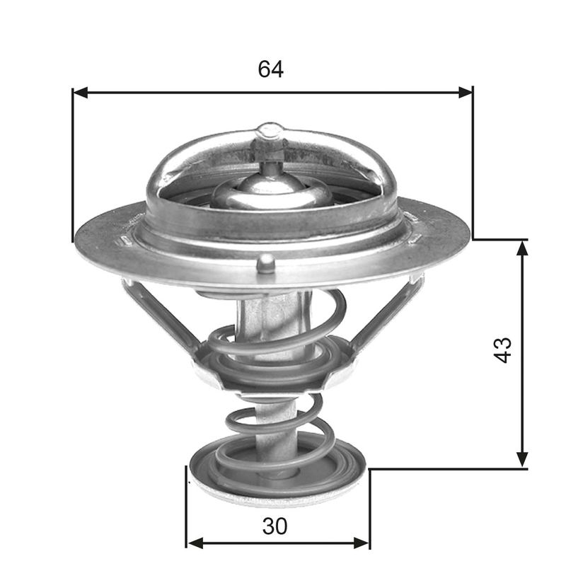 Thermostat, Kühlmittel