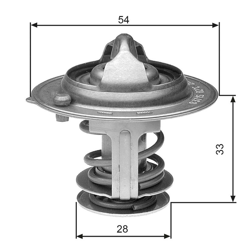 Thermostat, Kühlmittel