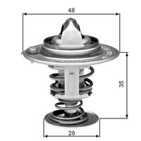 Thermostat, Kühlmittel