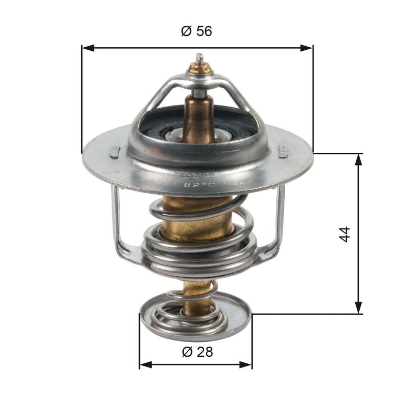 Thermostat, Kühlmittel