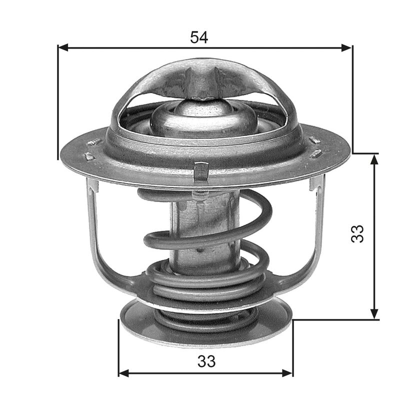 Thermostat, Kühlmittel