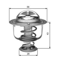 Thermostat, Kühlmittel