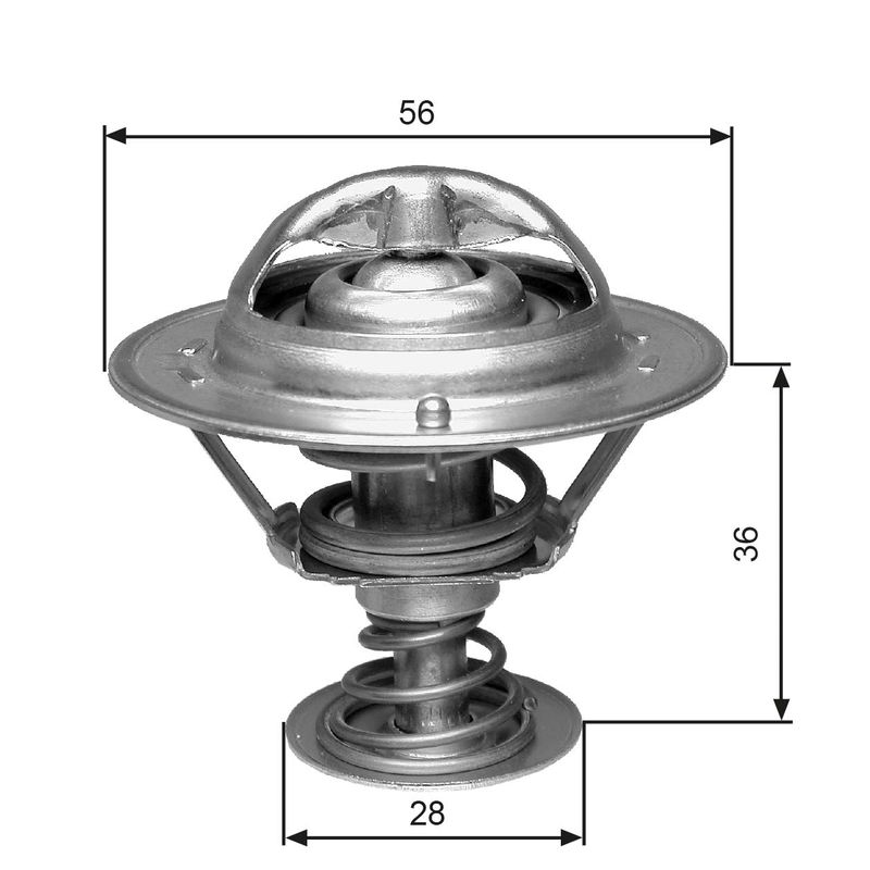 Thermostat, Kühlmittel