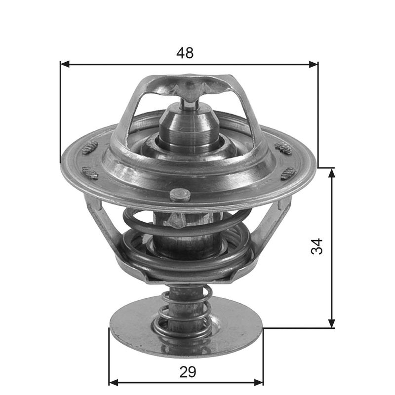 Thermostat, Kühlmittel