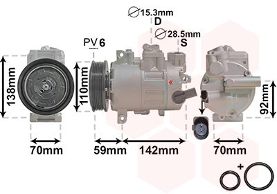 Kompressor, Klimaanlage