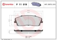 Bremsbelagsatz, Scheibenbremse