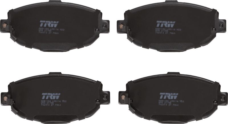 Bremsbelagsatz, Scheibenbremse
