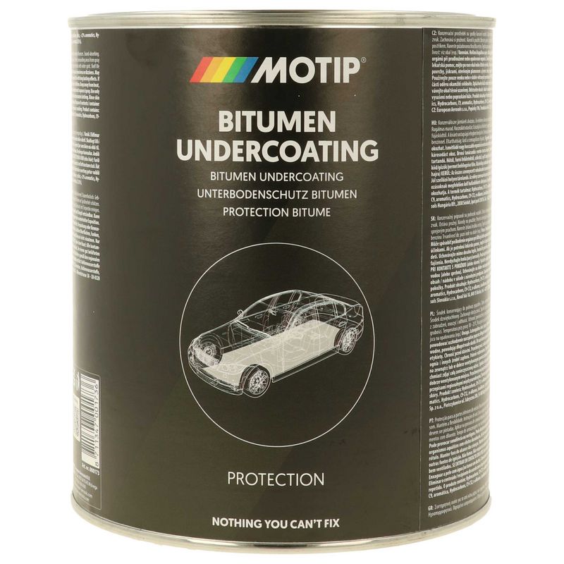 MOTIP UNDERCOATING BITUMEN 2,5 KG PAW CAN SCHWARZ