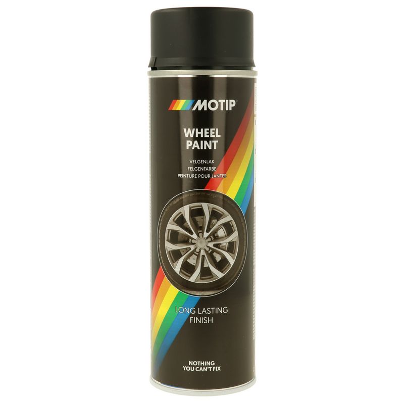 MOTIP VELGENLAK SCHWARZ MATT 500ML