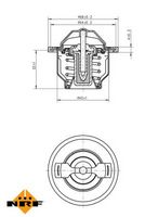 Thermostat, Kühlmittel
