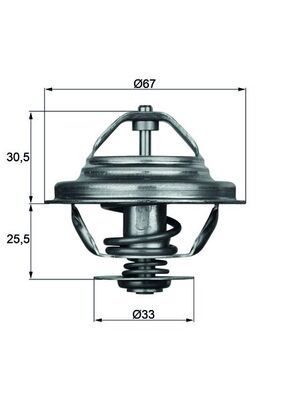 Thermostat, Kühlmittel