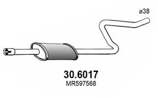 Mittelschalldämpfer