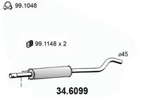 Mittelschalldämpfer
