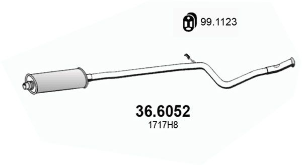 Mittelschalldämpfer