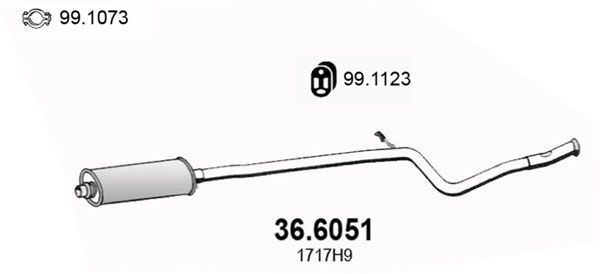 Mittelschalldämpfer