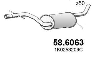 Mittelschalldämpfer