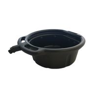 Plastic Oil Drain Pan 15 Liter Black